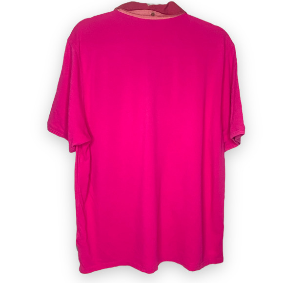 Men’s Ted Baker Pink Two Toned Norskep Polo Shirt Size 7 - Picture 7 of 8